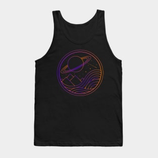 Geometric Landscape Space V4 Tank Top